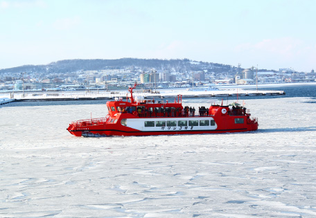 北海道紋別破冰船５天～可愛海豹樂園．好玩雪上活動．湯宿美蟹